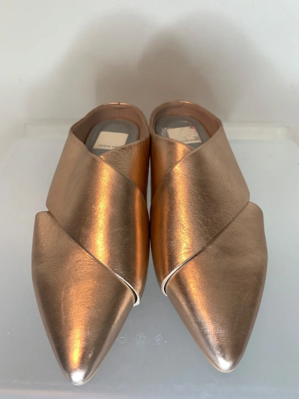 Dolce Vita Camia Mule Rose Gold Leather 7.5 - Picture 8 of 10